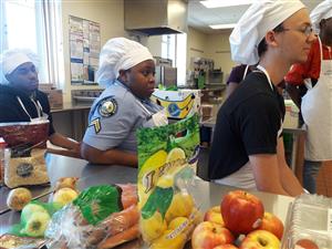 Culinary Students in action